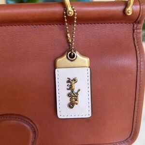 Coach 1941 Horse & Carriage Chalk Oxblood Brass Large Replacement Hang Tag Rogue